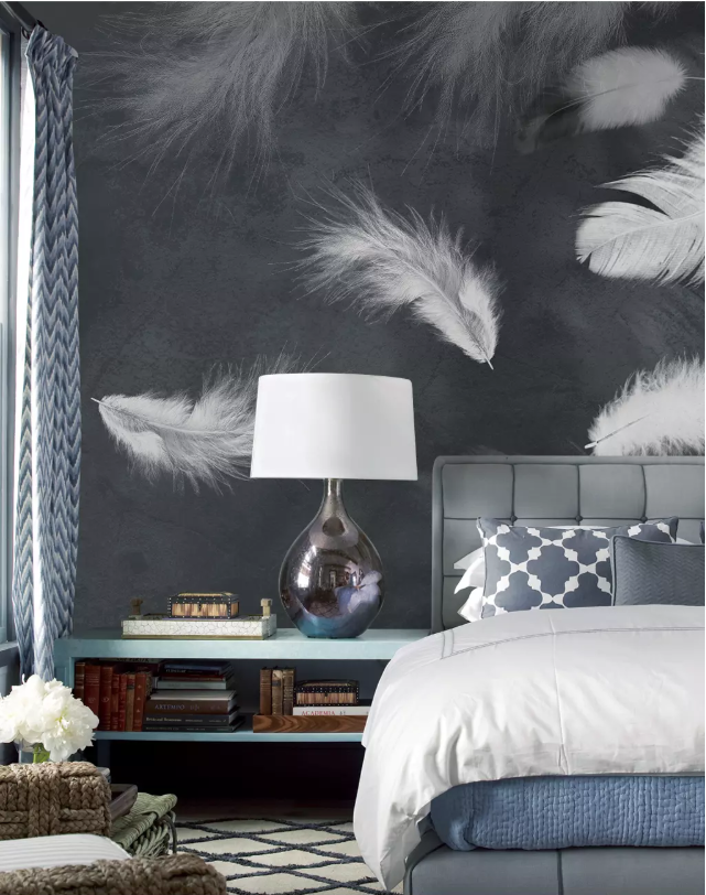 3D Soft Feather 2167 Wall Murals