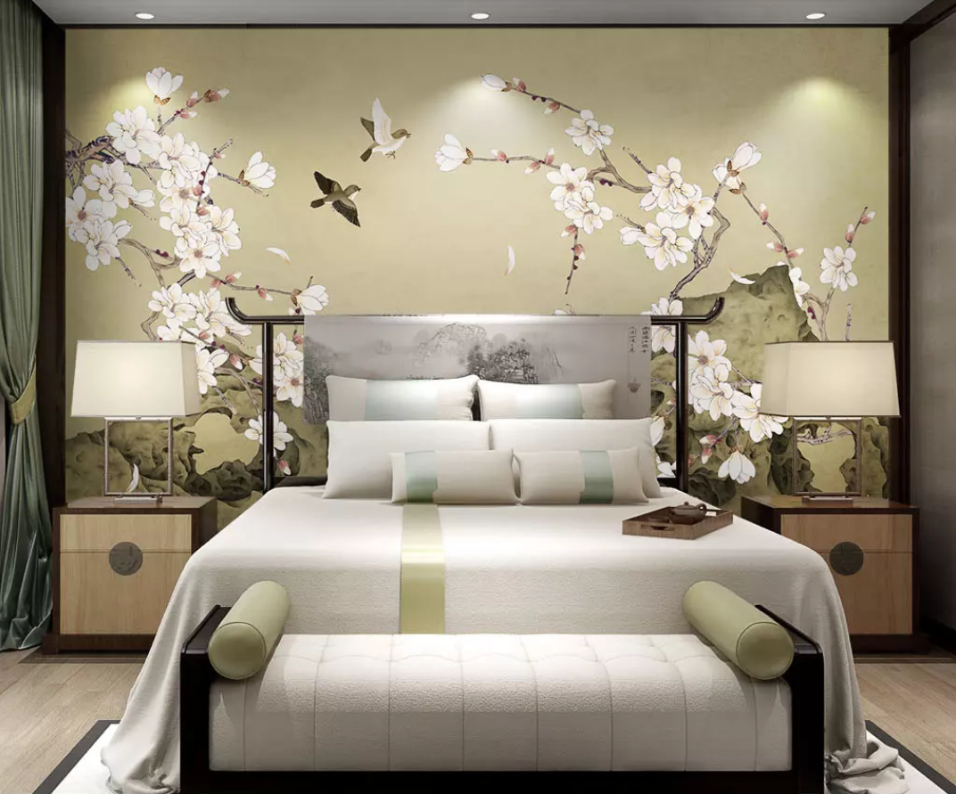 3D Birds And Flowers WC14 Wall Murals Wallpaper AJ Wallpaper 2 