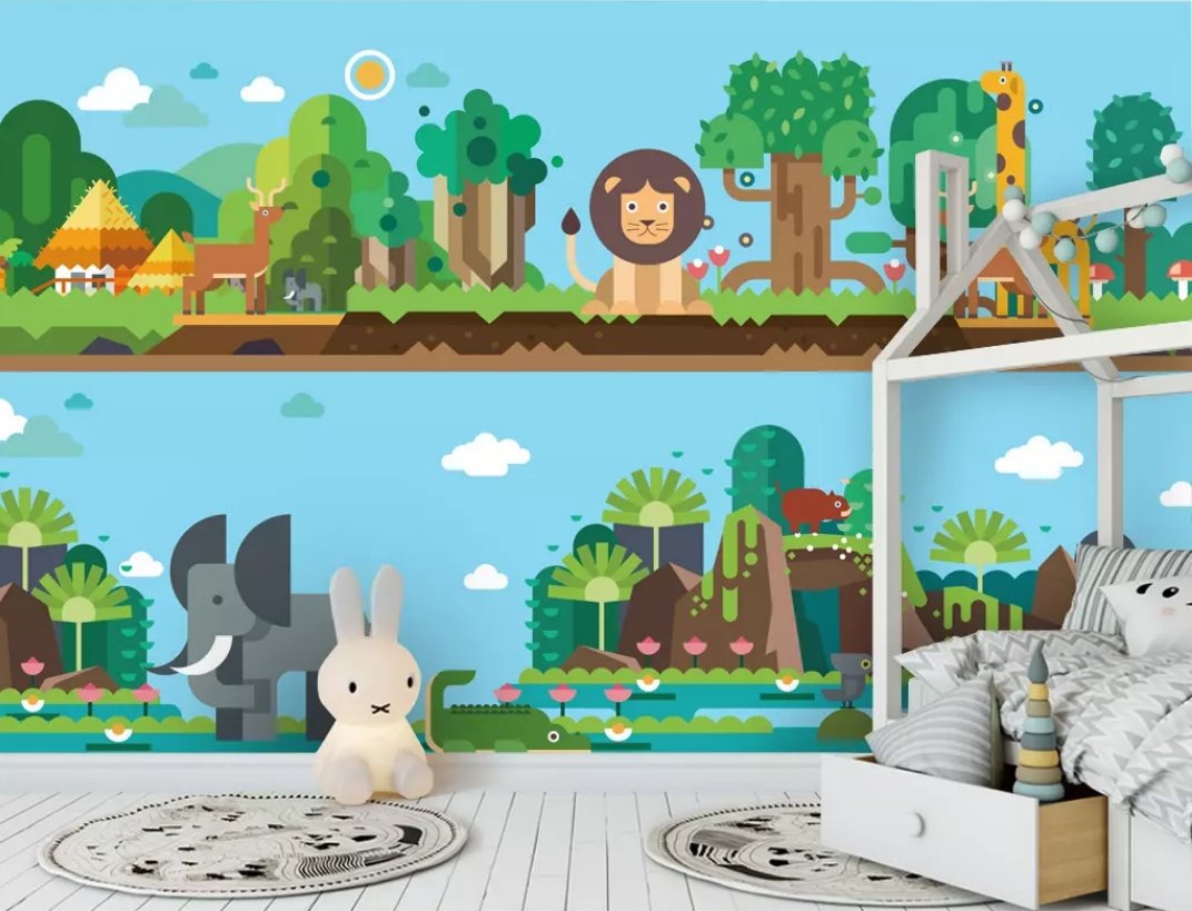 3D Cute Lion 563 Wall Murals Wallpaper AJ Wallpaper 2 