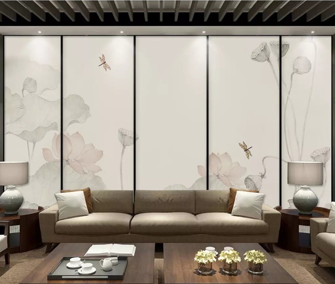 3D Lotus 128 Wall Murals Wallpaper AJ Wallpaper 2 