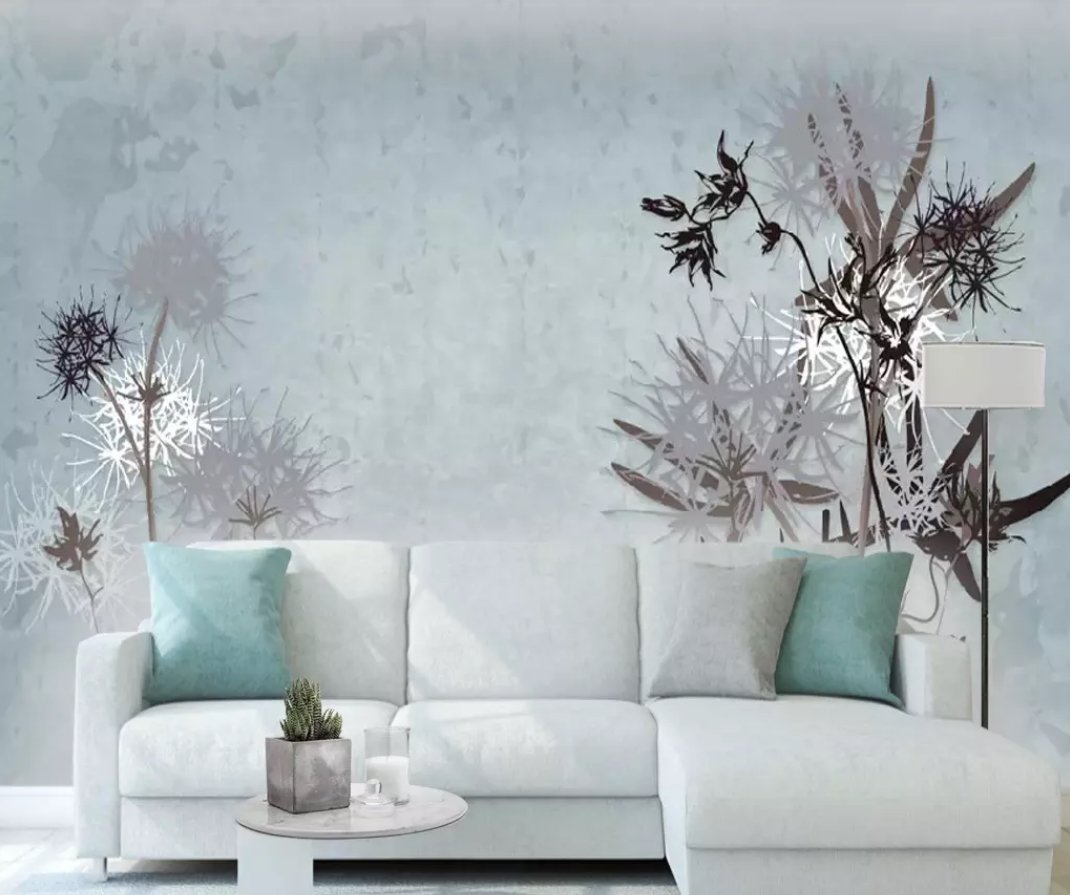 3D Light Flowers 446 Wall Murals Wallpaper AJ Wallpaper 2 