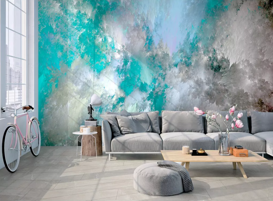 3D Green Gradient WG853 Wall Murals