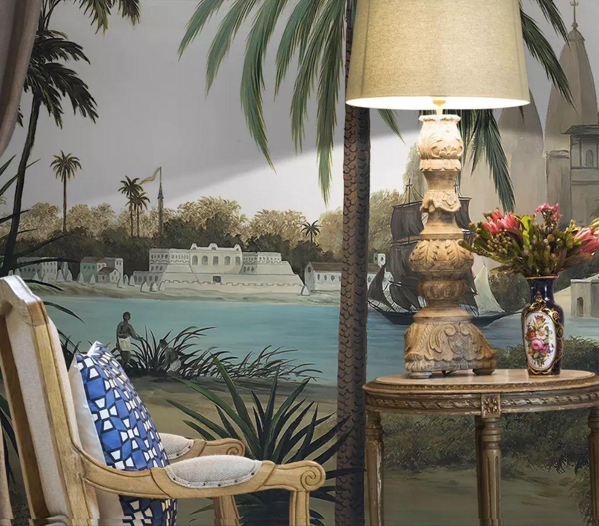 3D Plant Palace WC91 Wall Murals Wallpaper AJ Wallpaper 2 