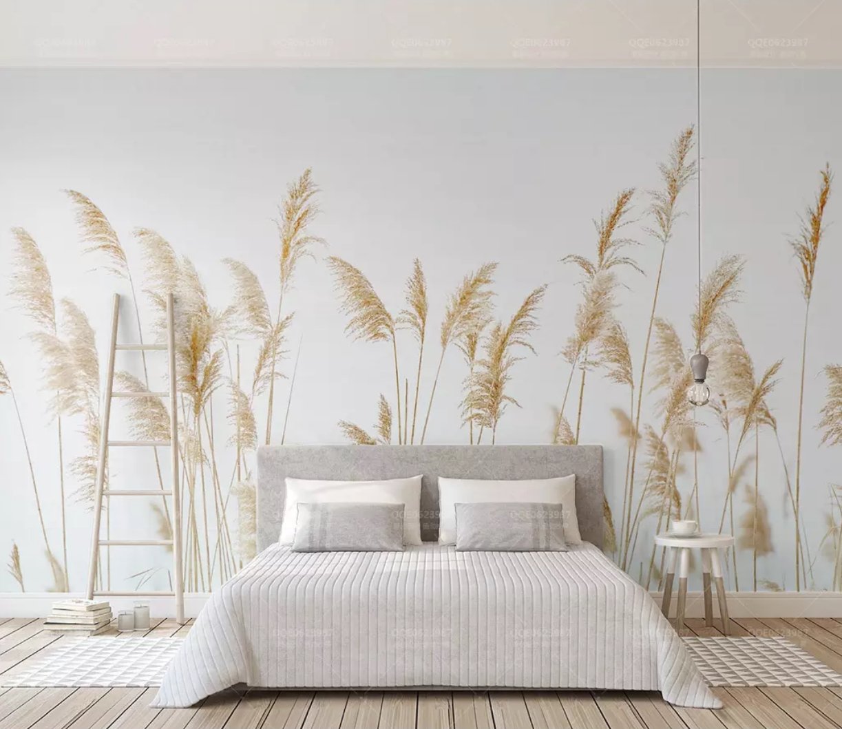 3D Reed Fluttering 270 Wall Murals Wallpaper AJ Wallpaper 2 