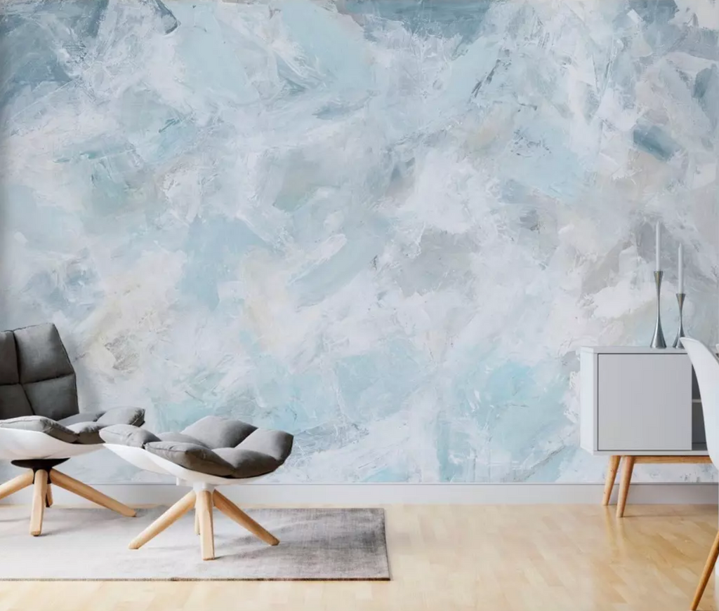 Blue Mural Patterns 3D Blue Pattern WG1144 Wall Murals | AJ Wallpaper