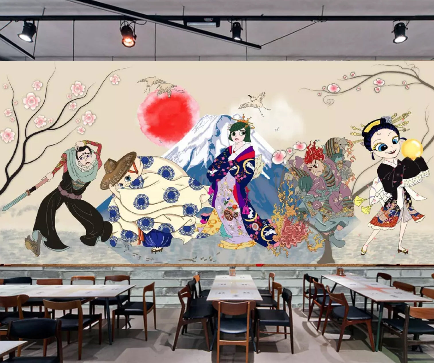 3D Kimono WC01 Wall Murals Wallpaper AJ Wallpaper 2 