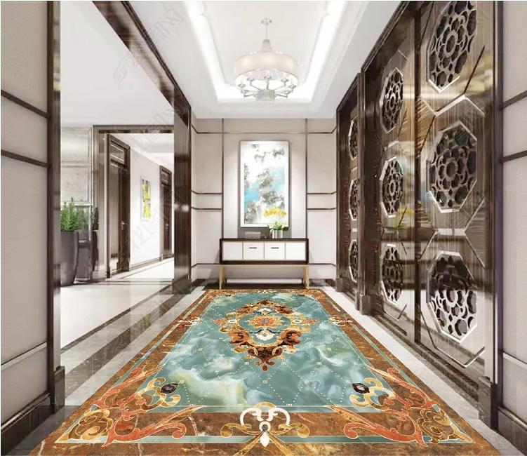 3D Colorful Pattern WG992 Floor Mural Wallpaper AJ Wallpaper 2 