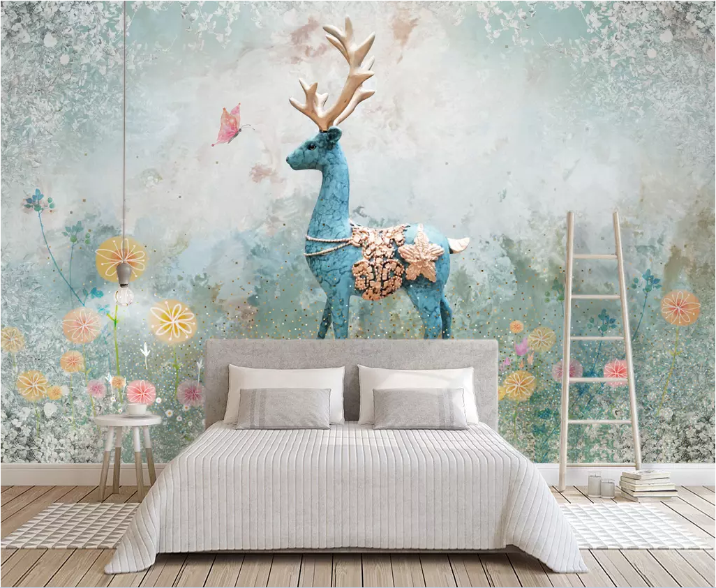 3D Decorative Deer WG1188 Wall Murals