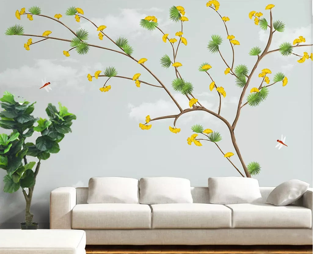 3D Cute Leaves WC61 Wall Murals Wallpaper AJ Wallpaper 2 