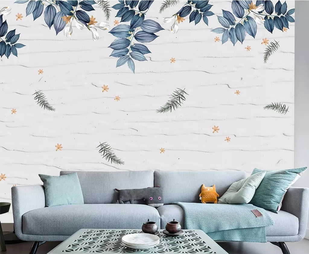 3D Leaves WC72 Wall Murals Wallpaper AJ Wallpaper 2 