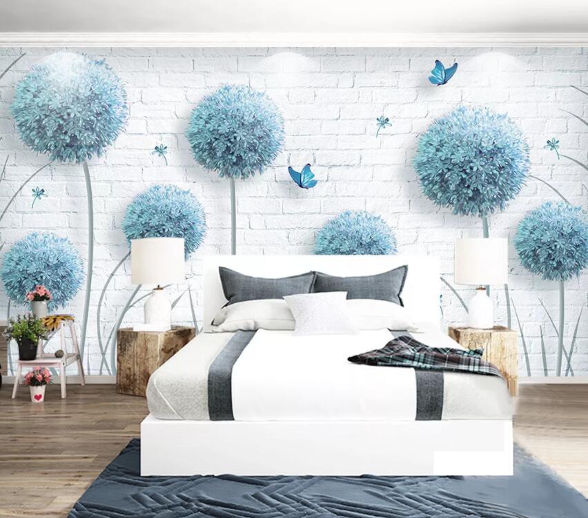3D Dandelion 264 Wall Murals Wallpaper AJ Wallpaper 2 