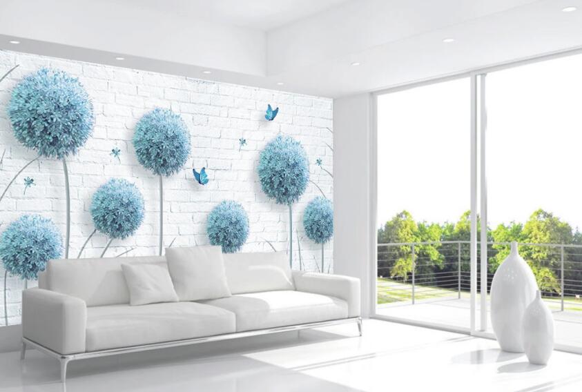 3D Dandelion 264 Wall Murals Wallpaper AJ Wallpaper 2 