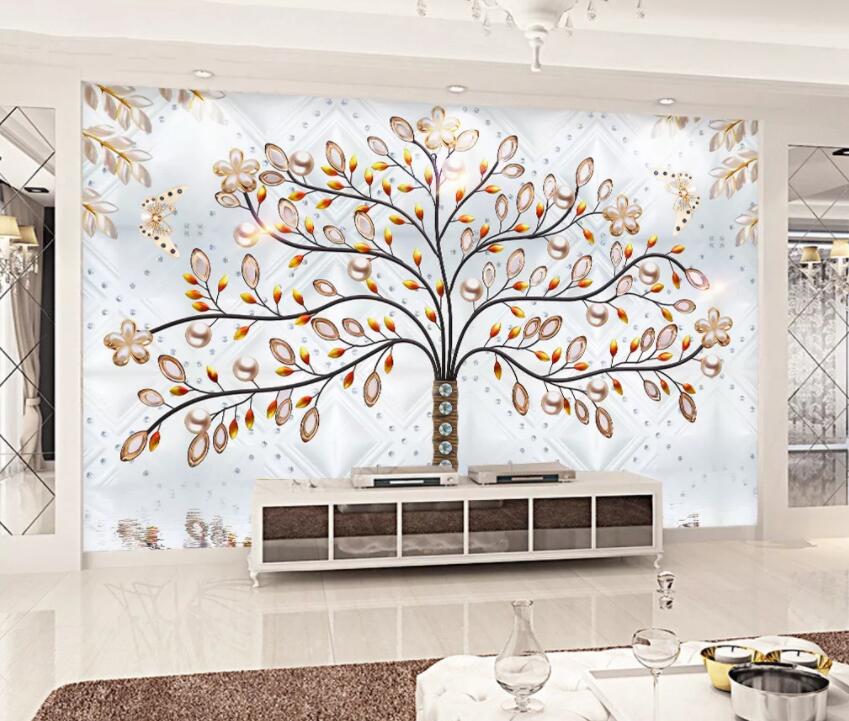 3D Tree 212 Wall Murals Wallpaper AJ Wallpaper 2 