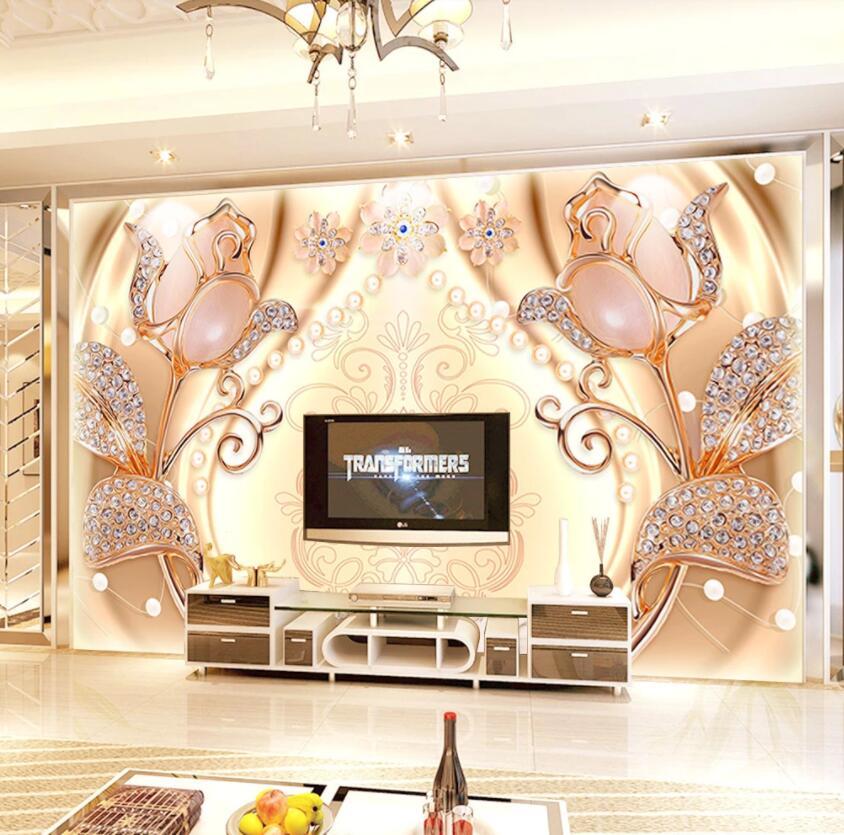 3D Beautiful Flowers 210 Wall Murals Wallpaper AJ Wallpaper 2 