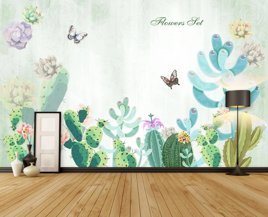 3D Color Plant 626 Wall Murals Wallpaper AJ Wallpaper 2 