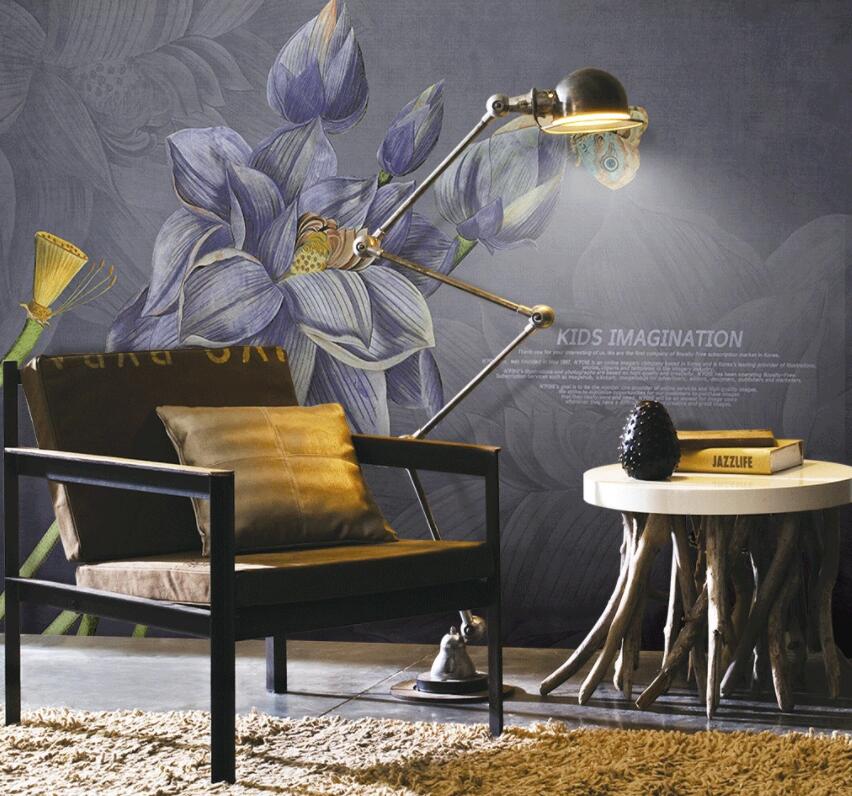 3D Gray Flowers 565 Wall Murals Wallpaper AJ Wallpaper 2 