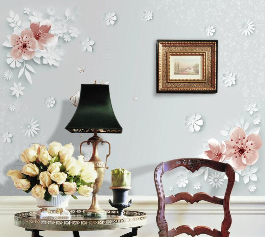 3D Fresh Flowers 556 Wall Murals Wallpaper AJ Wallpaper 2 