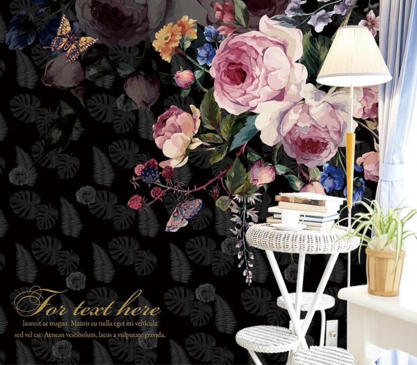 3D Pink Rose 509 Wall Murals Wallpaper AJ Wallpaper 2 