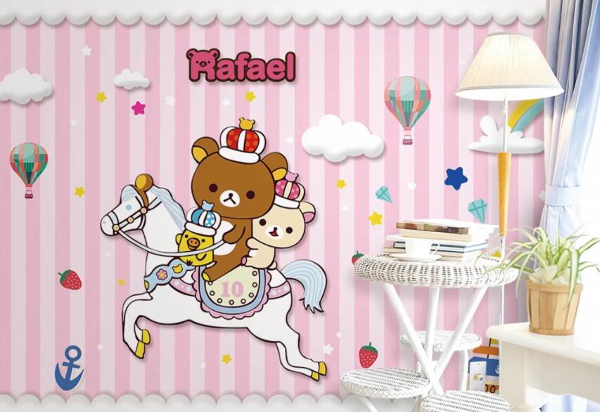 3D Little White Horse 465 Wall Murals Wallpaper AJ Wallpaper 2 