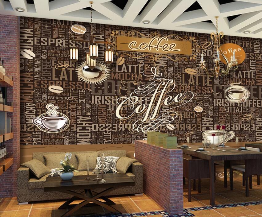 3D Black Coffee 435 Food Wall Murals Wallpaper AJ Wallpaper 2 