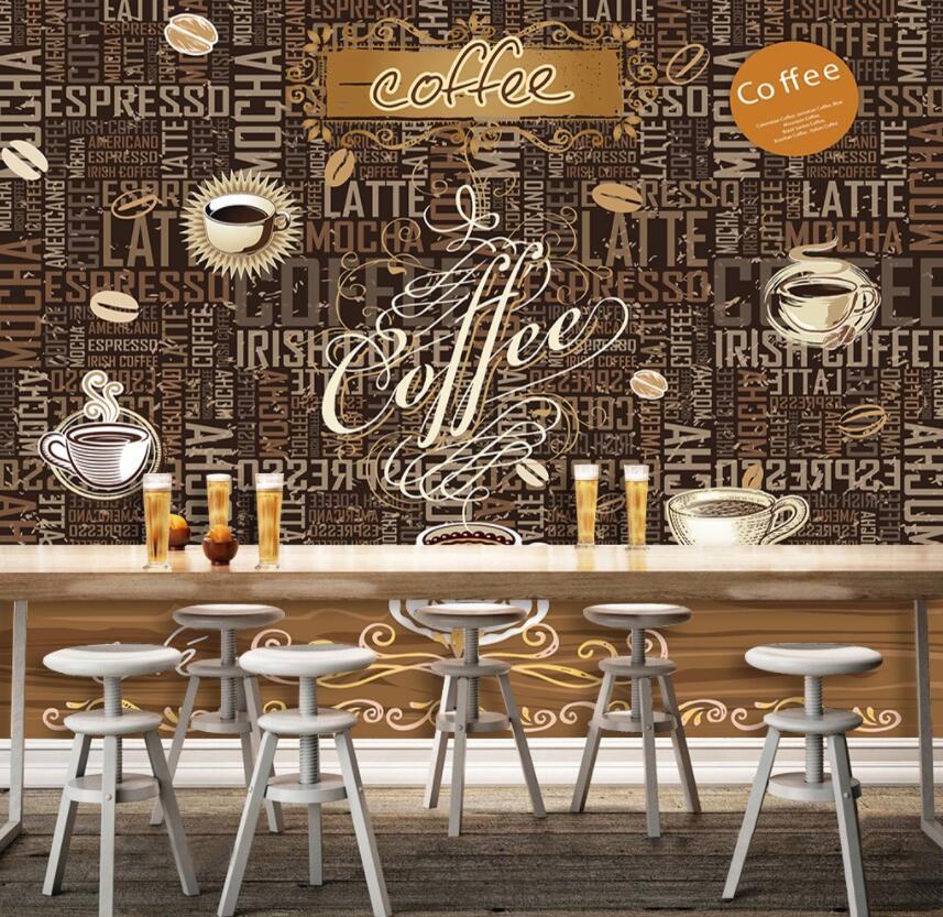 3D Black Coffee 435 Food Wall Murals Wallpaper AJ Wallpaper 2 
