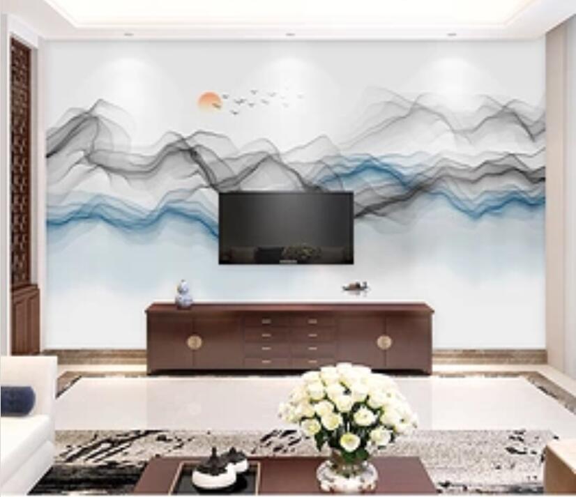 3D Color Wave WC87 Wall Murals Wallpaper AJ Wallpaper 2 