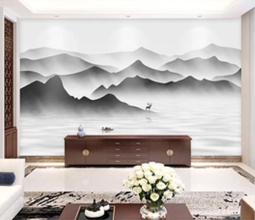 3D Abstract Valley WC02 Wall Murals Wallpaper AJ Wallpaper 2 