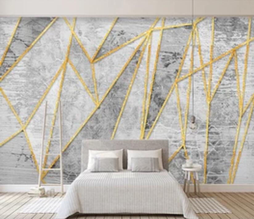 3D Gray Shape WG868 Wall Murals