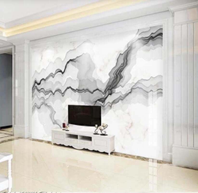 3D Black Wave 622 Wall Murals Wallpaper AJ Wallpaper 2 