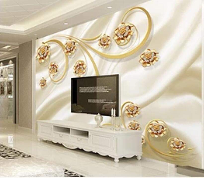 3D Golden Pattern 039 Wall Murals Wallpaper AJ Wallpaper 2 