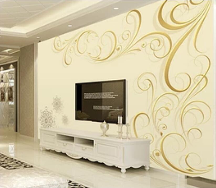 3D Golden Pattern 038 Wall Murals Wallpaper AJ Wallpaper 2 
