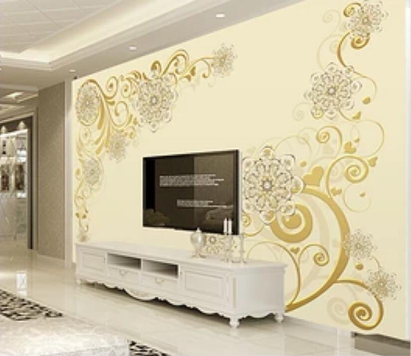 3D Flower Pattern 033 Wall Murals Wallpaper AJ Wallpaper 2 