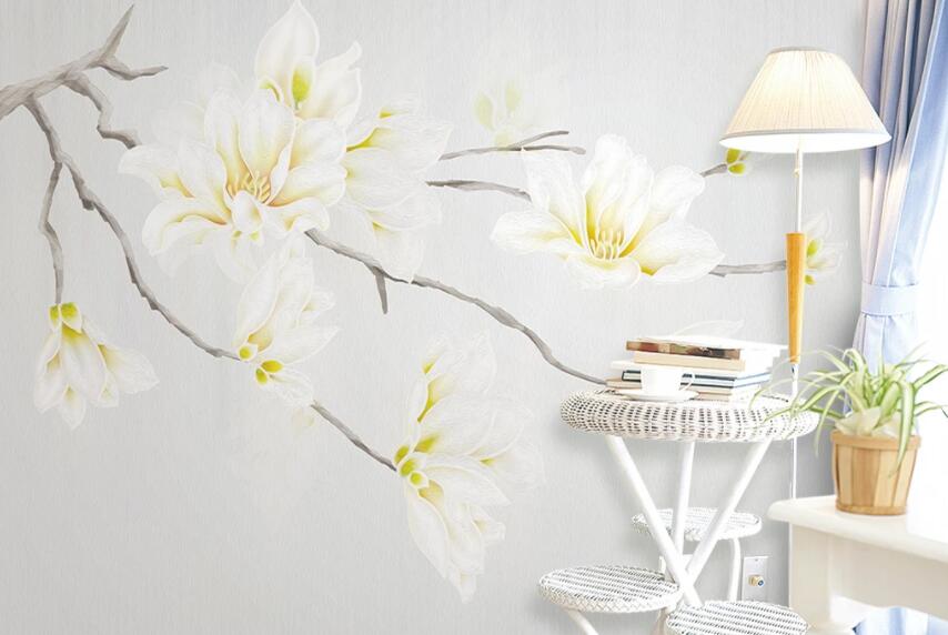 3D Branch Flower 505 Wall Murals Wallpaper AJ Wallpaper 2 