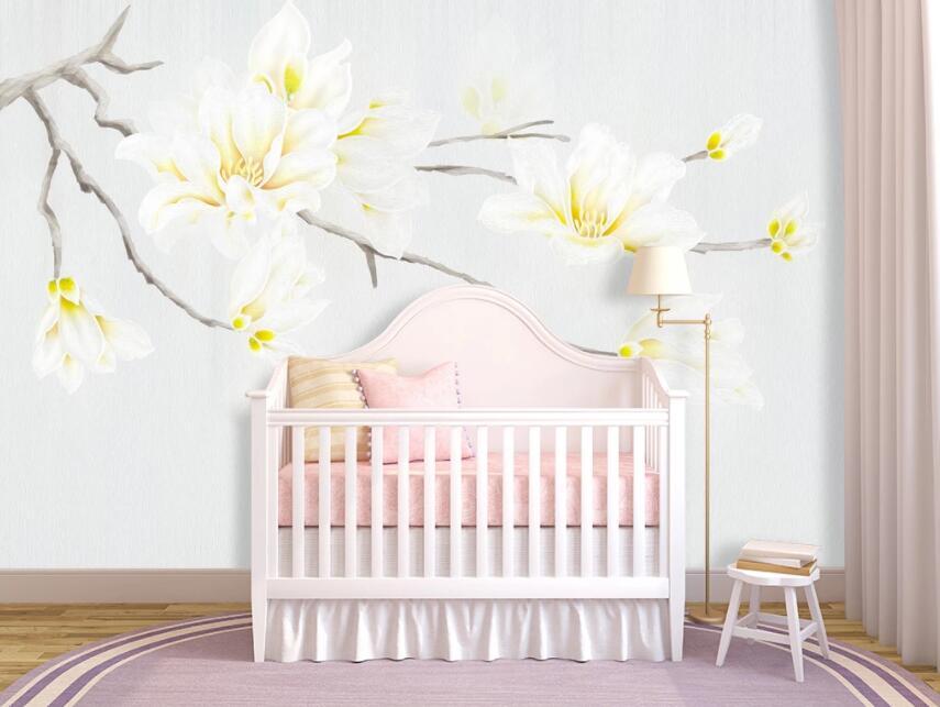 3D Branch Flower 505 Wall Murals Wallpaper AJ Wallpaper 2 