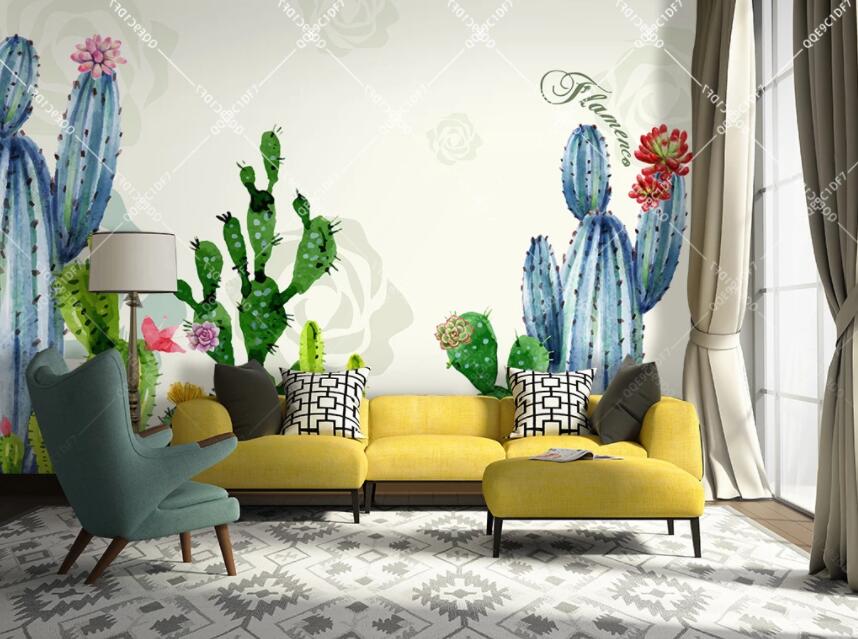 3D Color Plant 390 Wall Murals Wallpaper AJ Wallpaper 2 