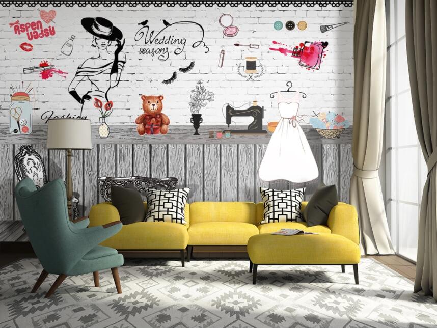 3D Cosmetics Store 376 Wall Murals Wallpaper AJ Wallpaper 2 