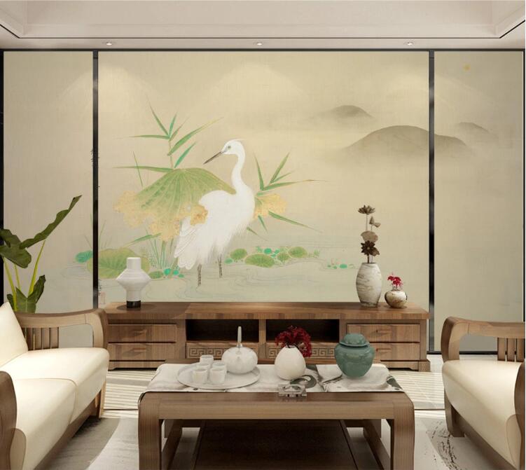 3D White Duck WG880 Wall Murals