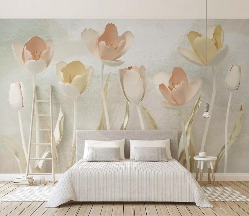 3D Flowers Jewelry WC2645 Wall Murals