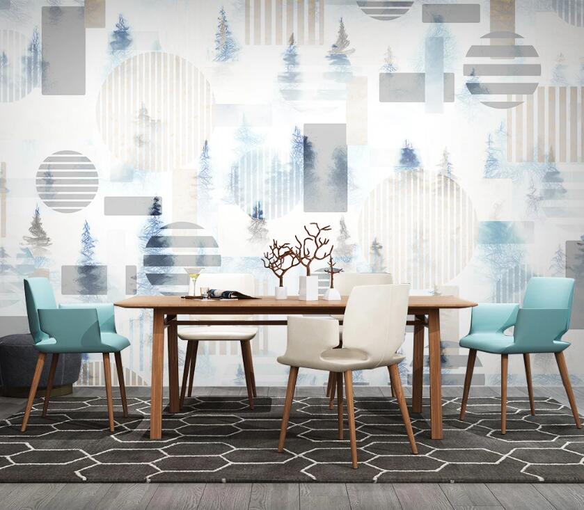 3D Geometric Patterns WC14 Wall Murals Wallpaper AJ Wallpaper 2 