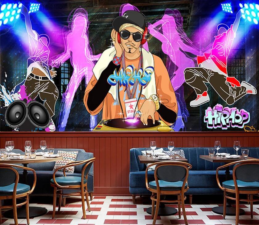 3D Acoustic Dancer WC74 Wall Murals Wallpaper AJ Wallpaper 2 