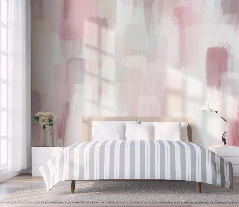 3D Pink Abstract WC2553 Wall Murals