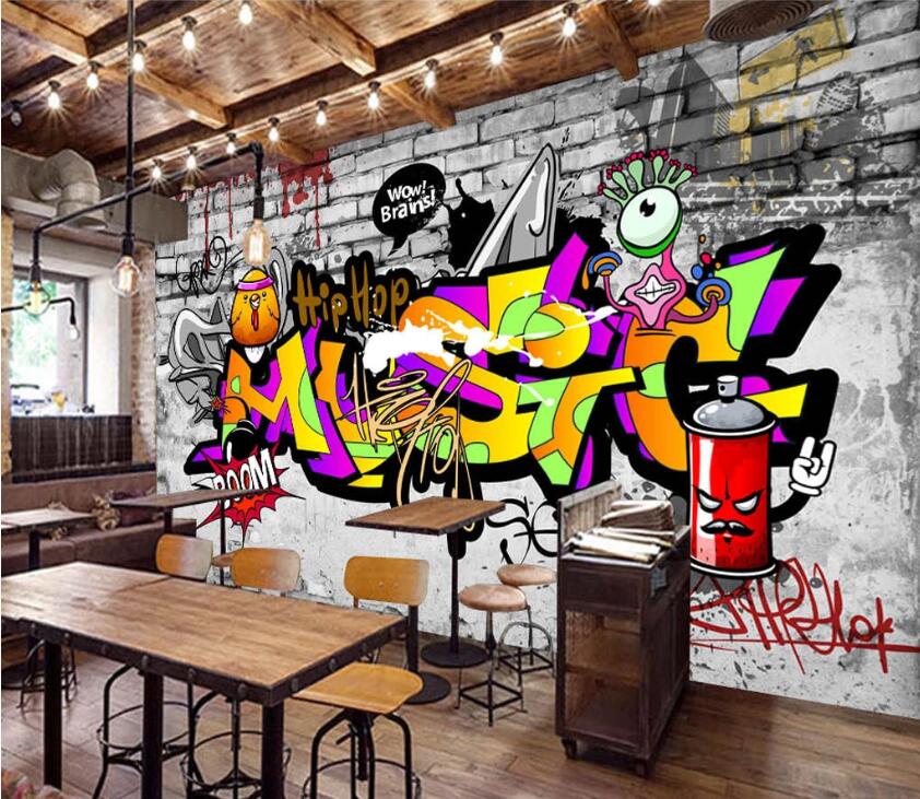 3D Colored Letters WC32 Wall Murals Wallpaper AJ Wallpaper 2 