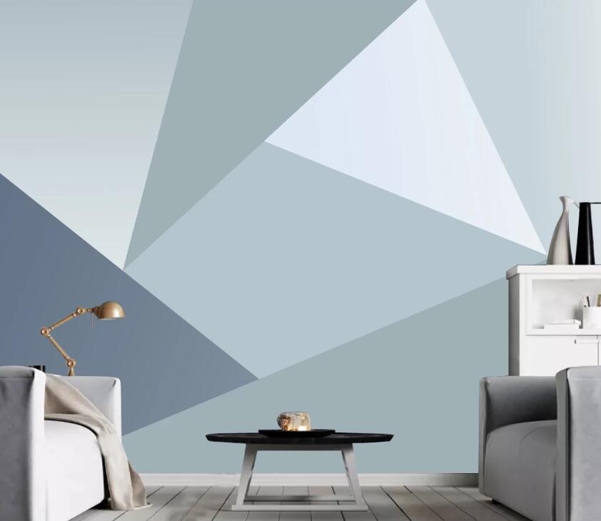 3D Triangle Pattern WC05 Wall Murals Wallpaper AJ Wallpaper 2 