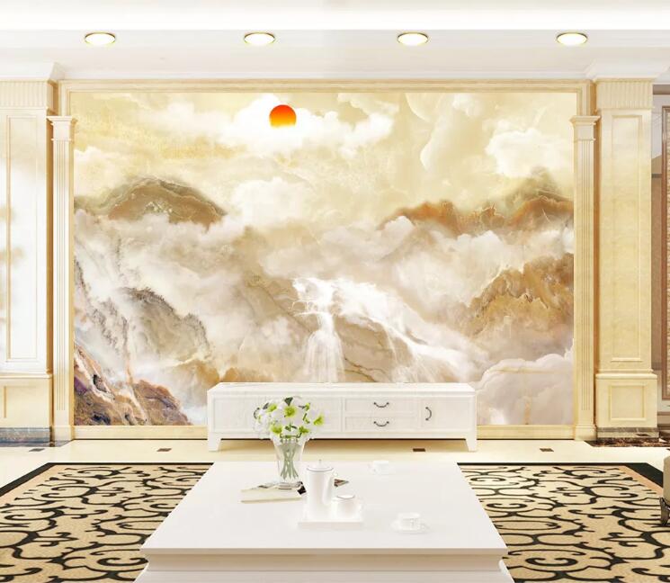 3D Mountain River Scenery WC19 Wall Murals Wallpaper AJ Wallpaper 2 