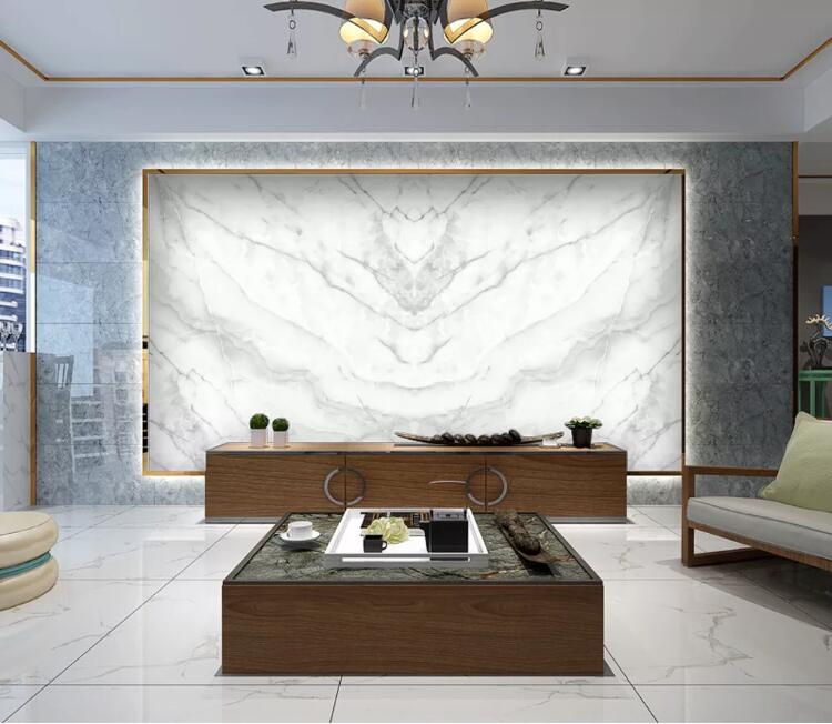 3D White Marble WC2457 Wall Murals