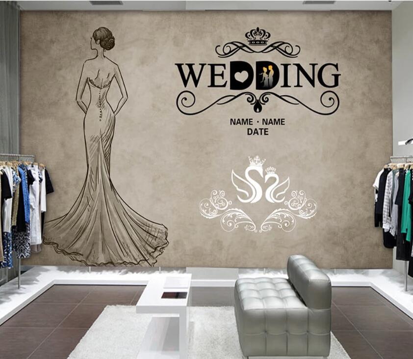 3D Fashion Lady WC30 Wall Murals Wallpaper AJ Wallpaper 2 