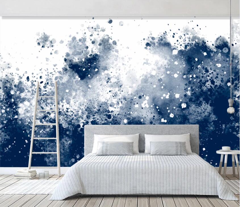 3D Abstract Ink Dot WC1985 Wall Murals