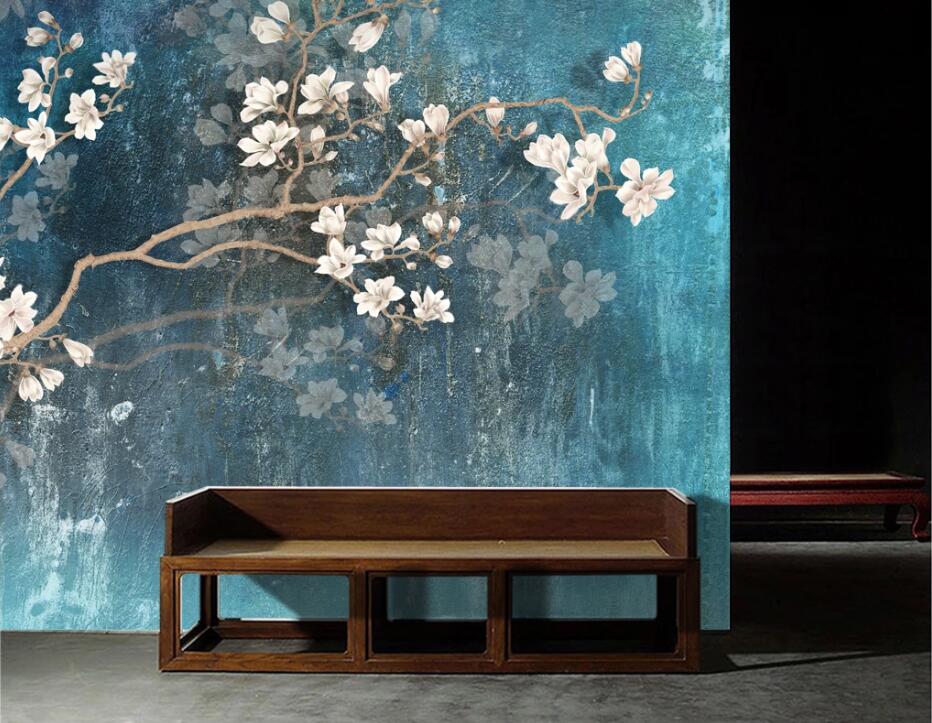 3D Plum Butterfly WC60 Wall Murals Wallpaper AJ Wallpaper 2 