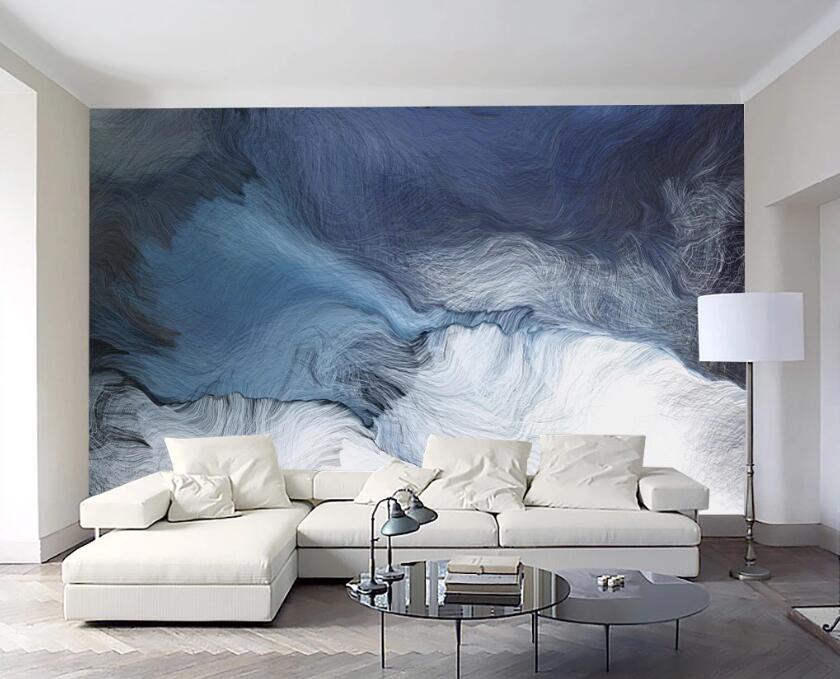 3D Blue Ink WC50 Wall Murals Wallpaper AJ Wallpaper 2 