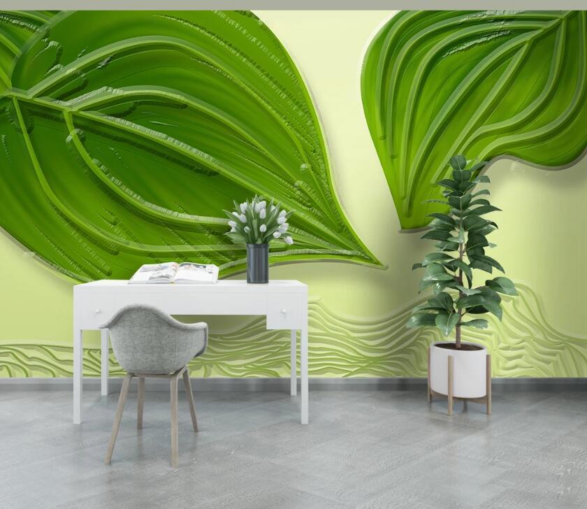 3D Art Leaf WC88 Wall Murals Wallpaper AJ Wallpaper 2 